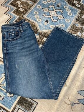GAP Medium Blue Wide Leg Jeans